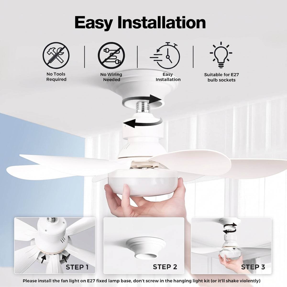 Goodinary® Ceiling Fan Light