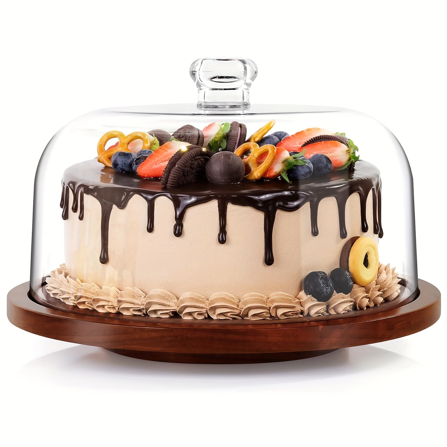 Goodinary® Wooden Cake Stand