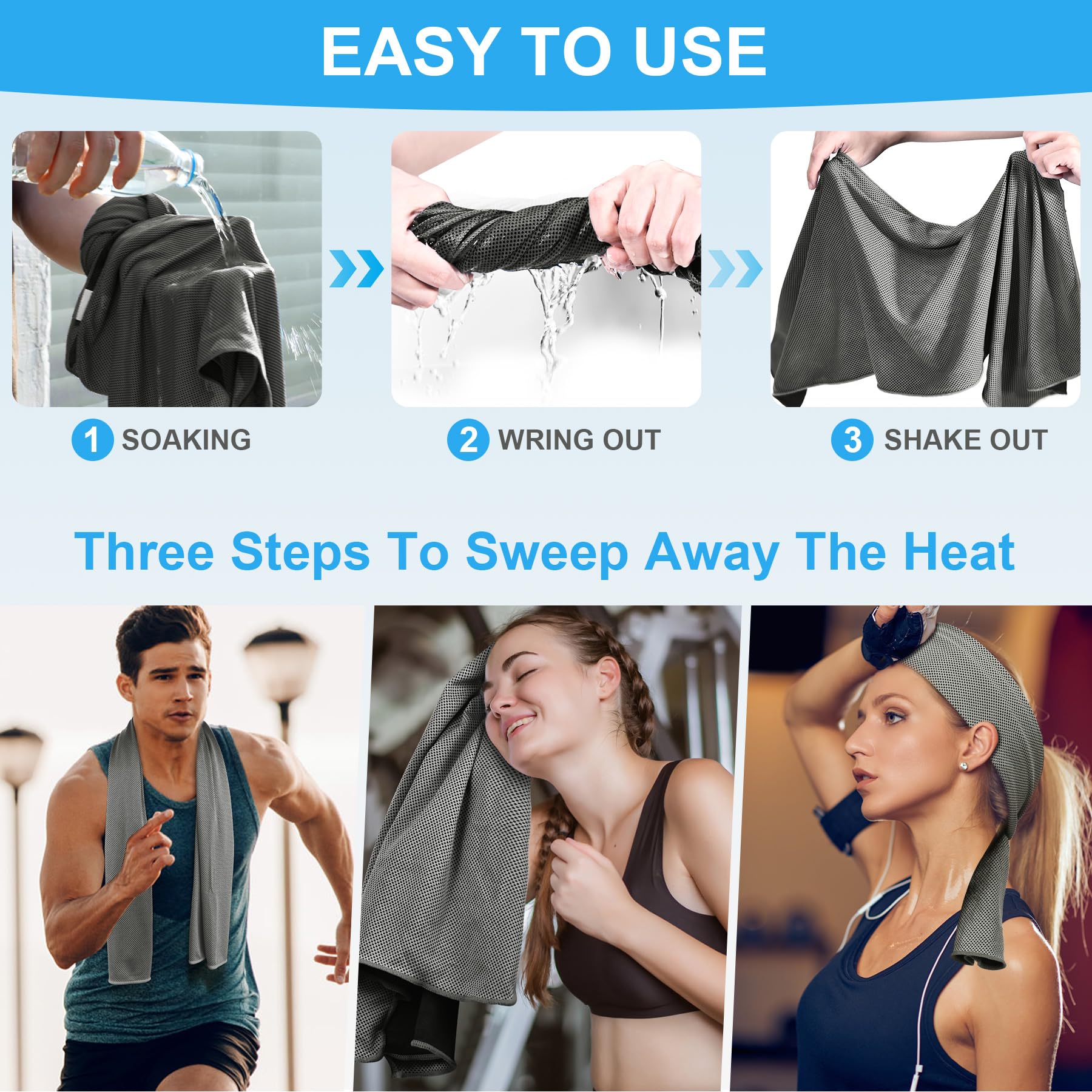 Goodinary® Microfiber Cooling Towel