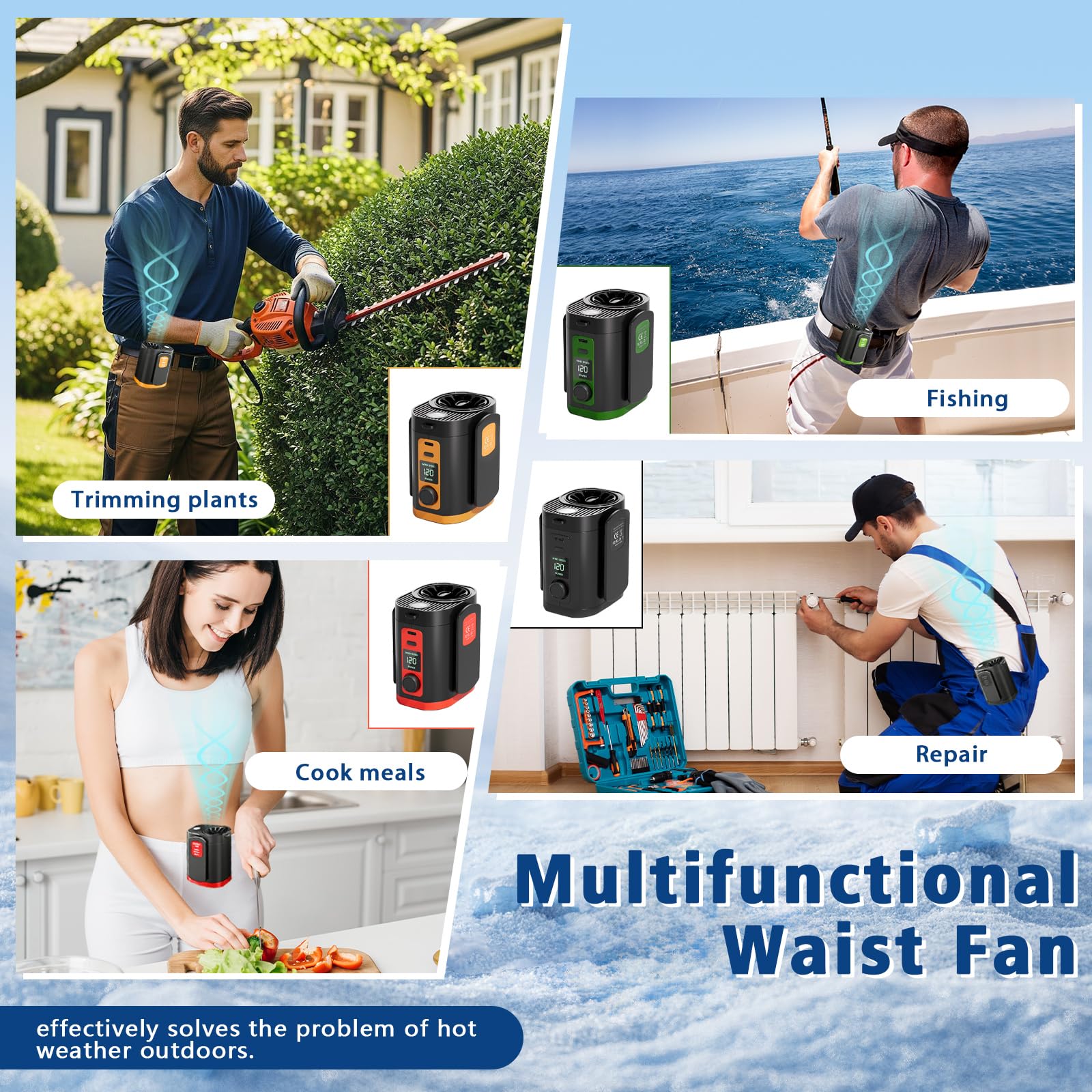 Goodinary® Portable Waist Fan