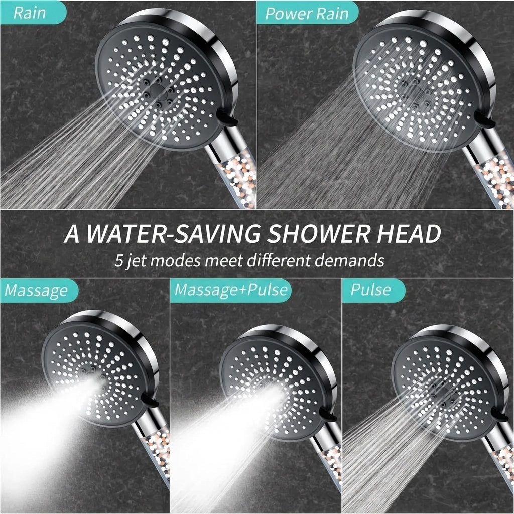 Goodinary® 5-Mode Shower Head Set