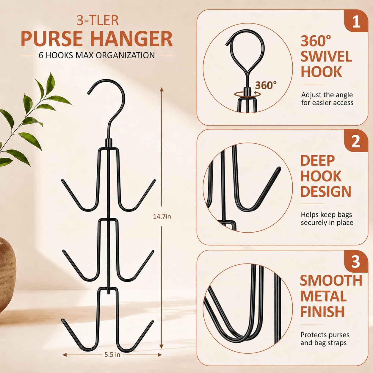 Goodinary® Rotating Hanger (2 Pcs)