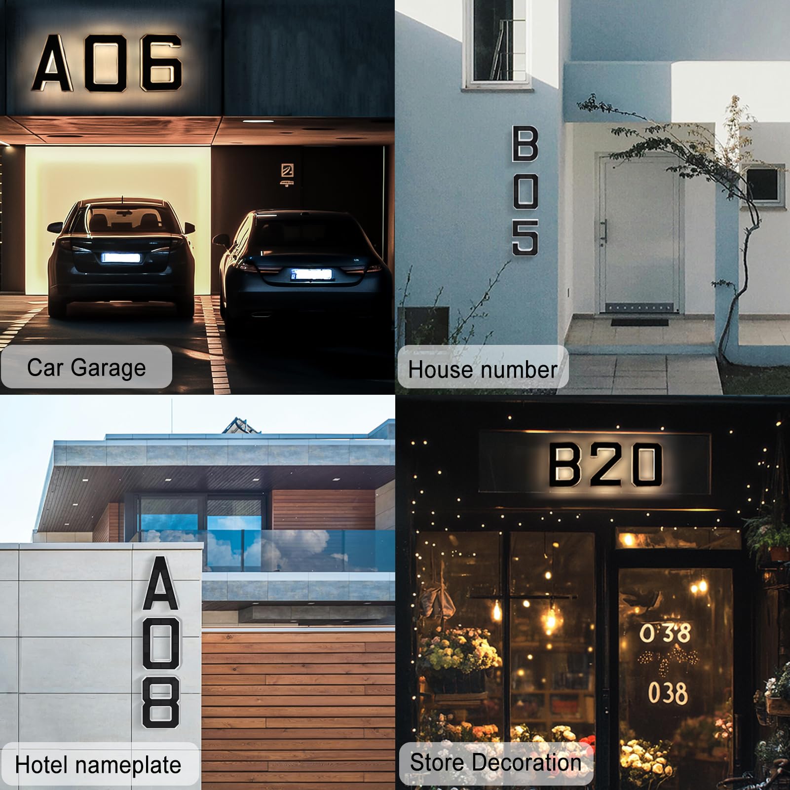 Goodinary® Solar Address Plaque