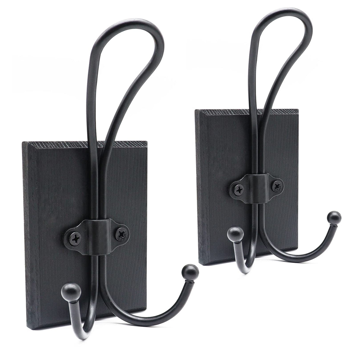 Goodinary® Wooden Pine Hook Rack (2 Pcs)