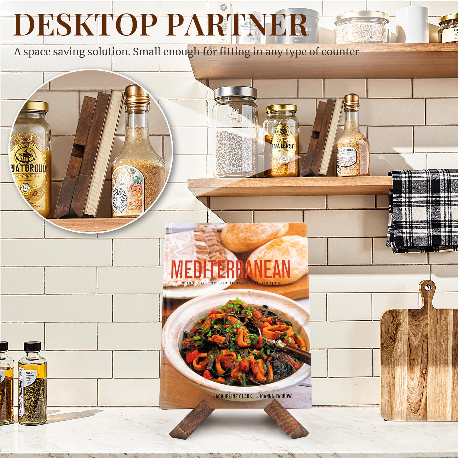 Goodinary® Wooden Cookbook Stand