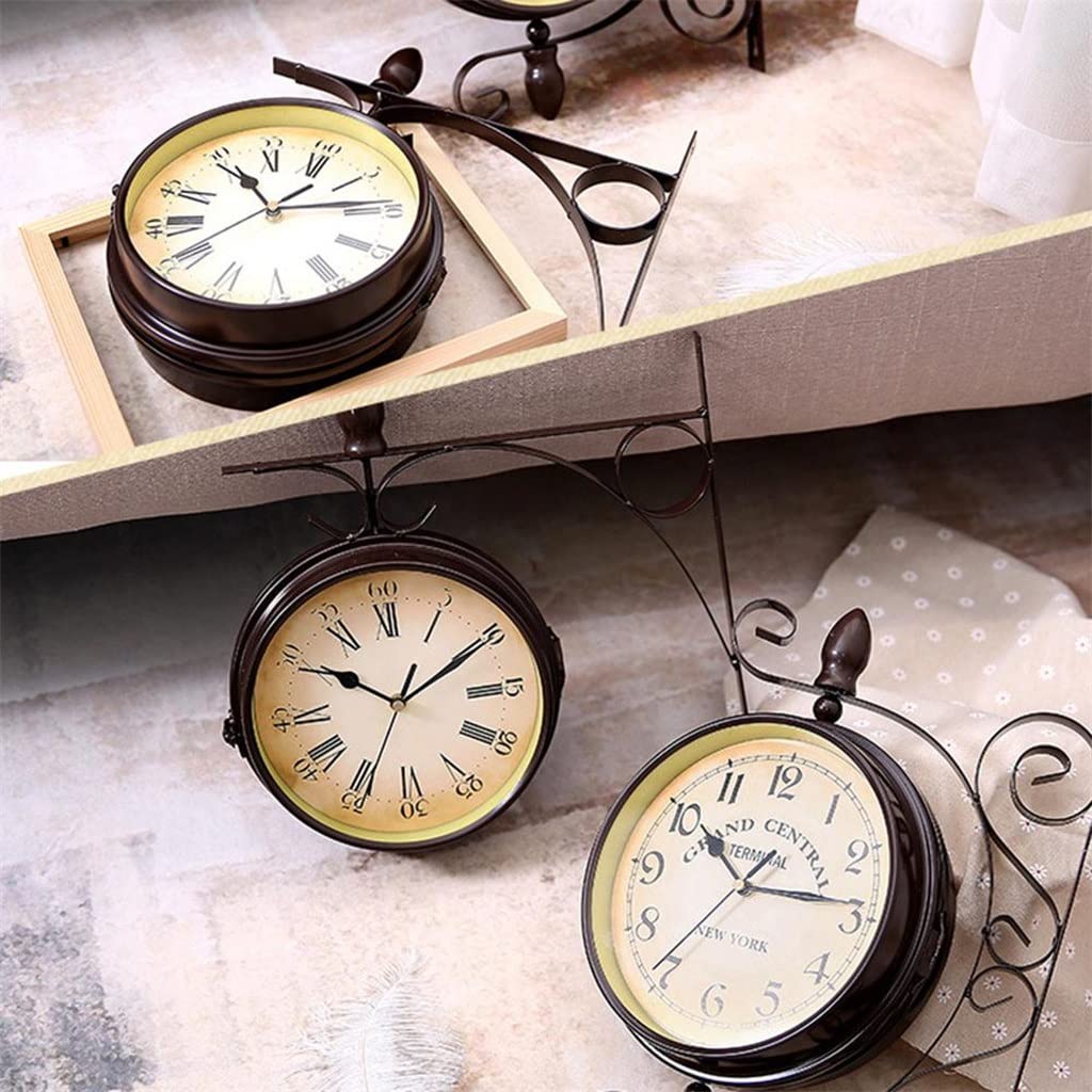 Goodinary® Double-Sided Station Clock