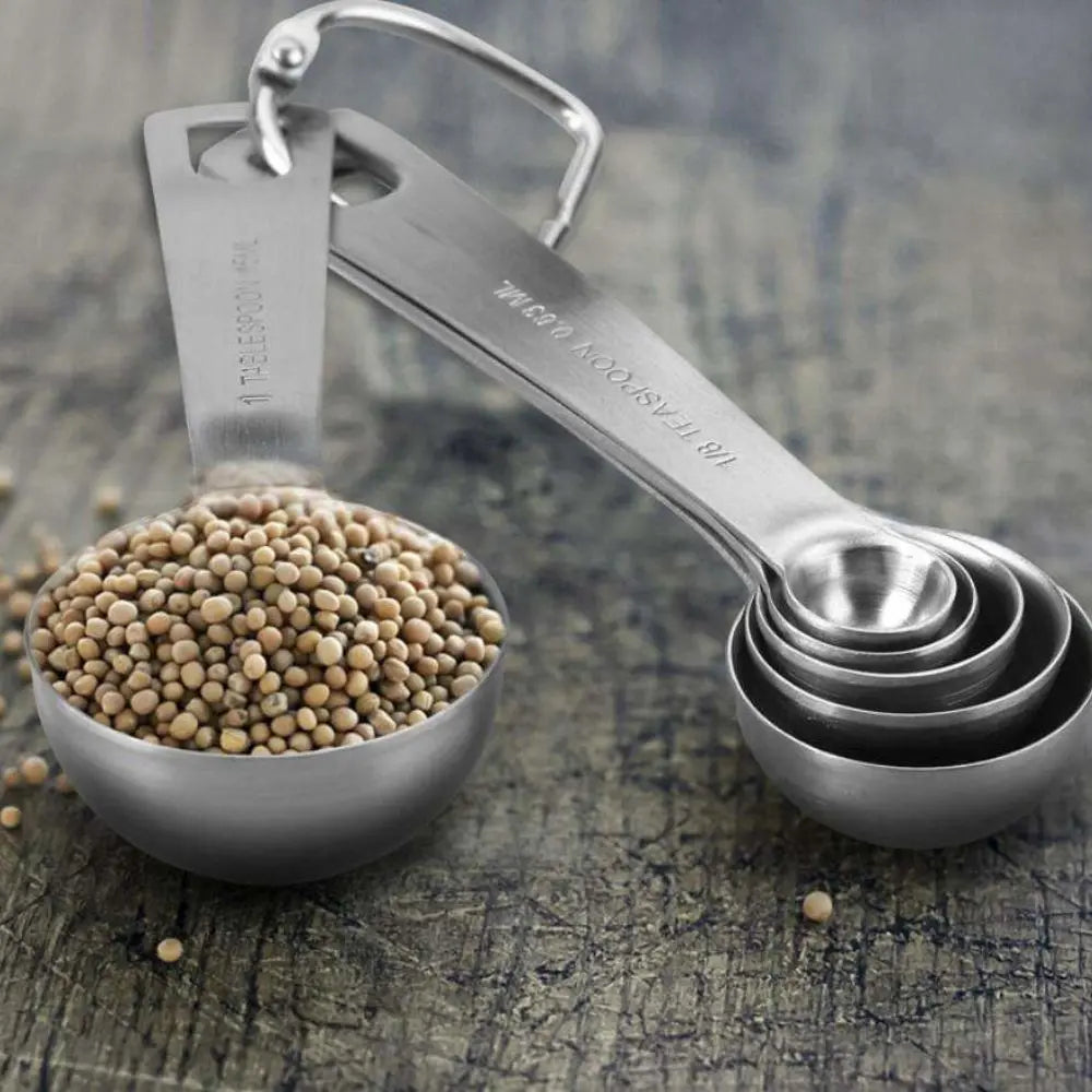 Goodinary® Stainless Steel Measuring Spoons Set (6 Pcs) Goodinary