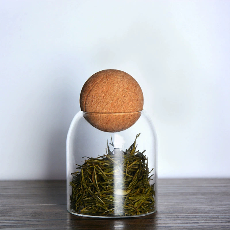 Goodinary® Round Cork Glass Jar