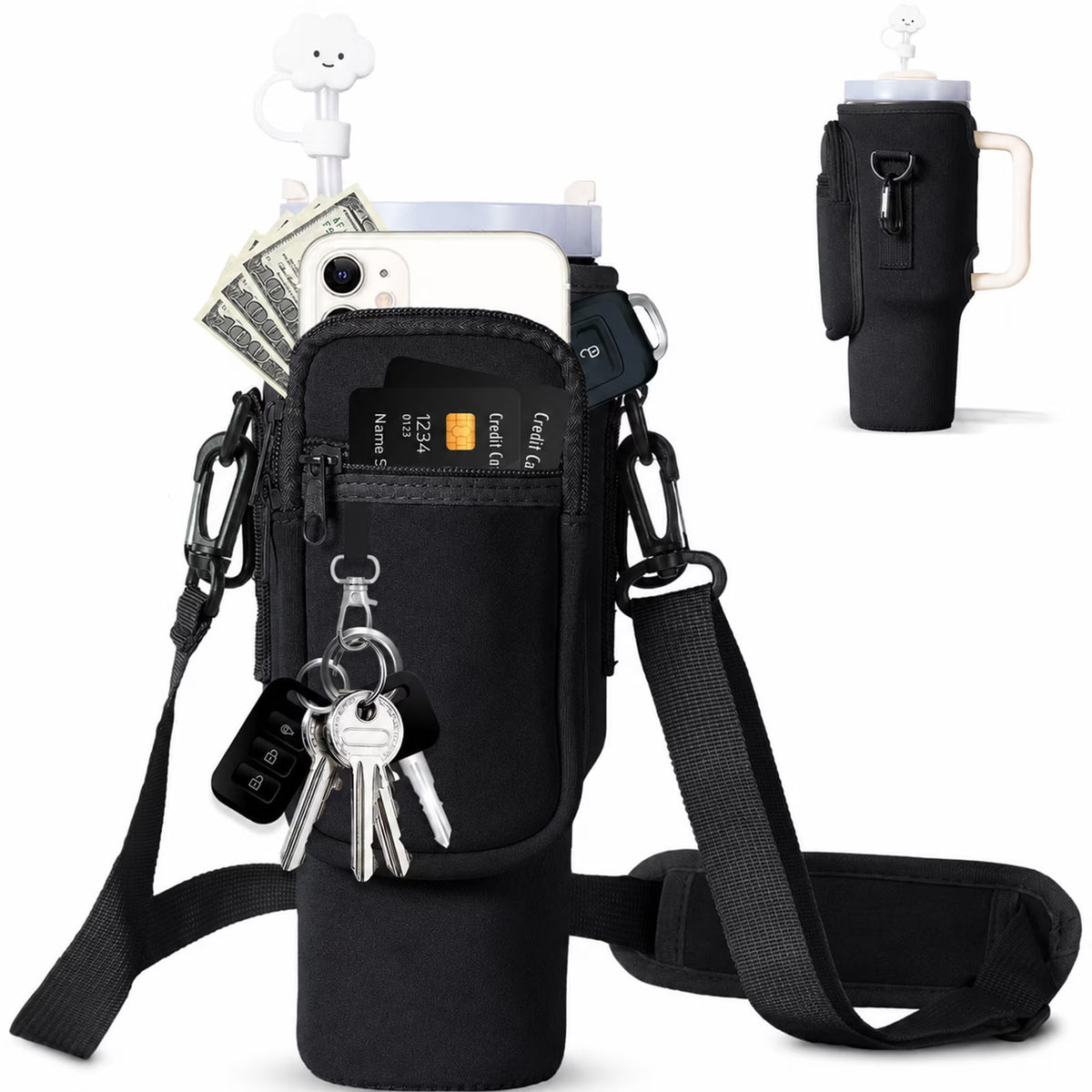 Goodinary® Phone Pocket Bottle Carrier