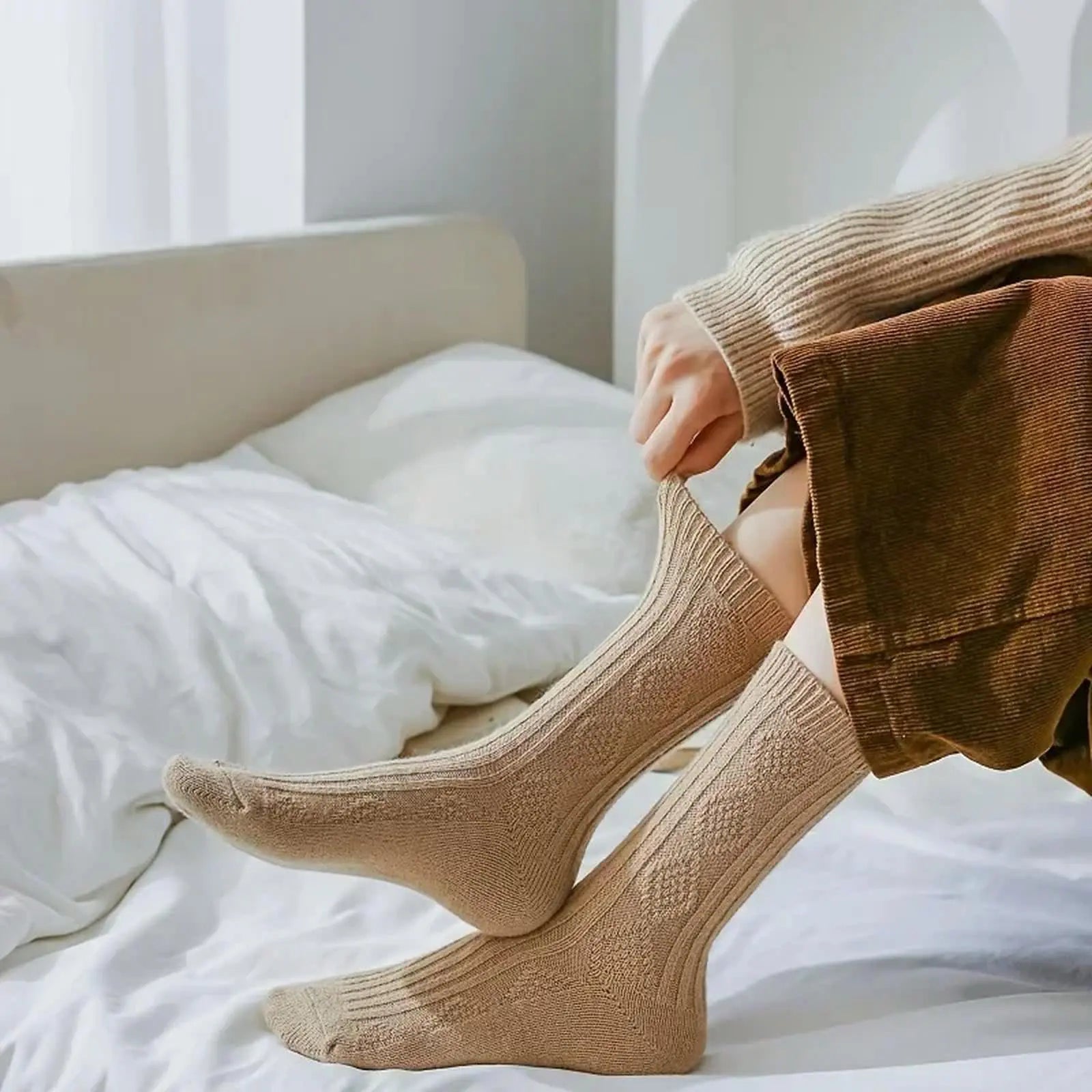 Goodinary® Thermal Wool Lounge Socks Thick Knit Set Goodinary