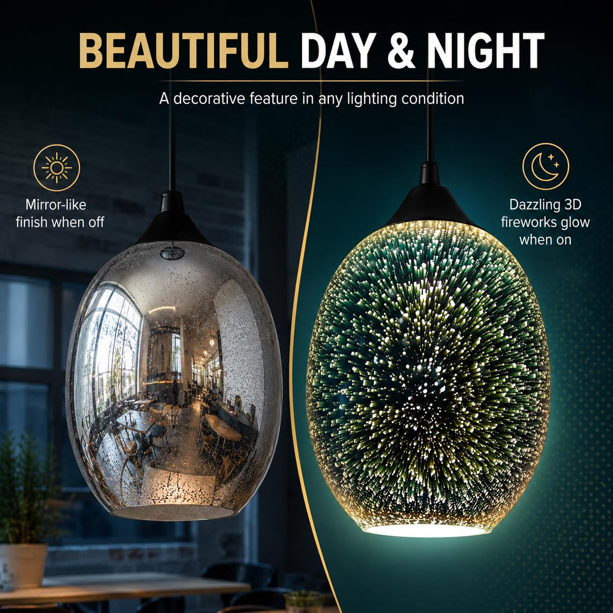 Goodinary® Starburst Pendant Light