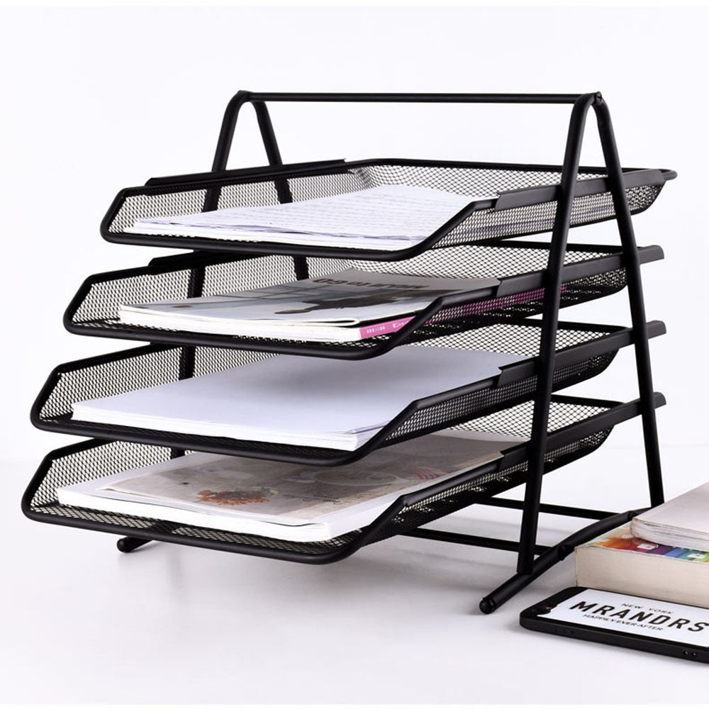 Office Object™ Desk Paper Organizer with Sliding Trays