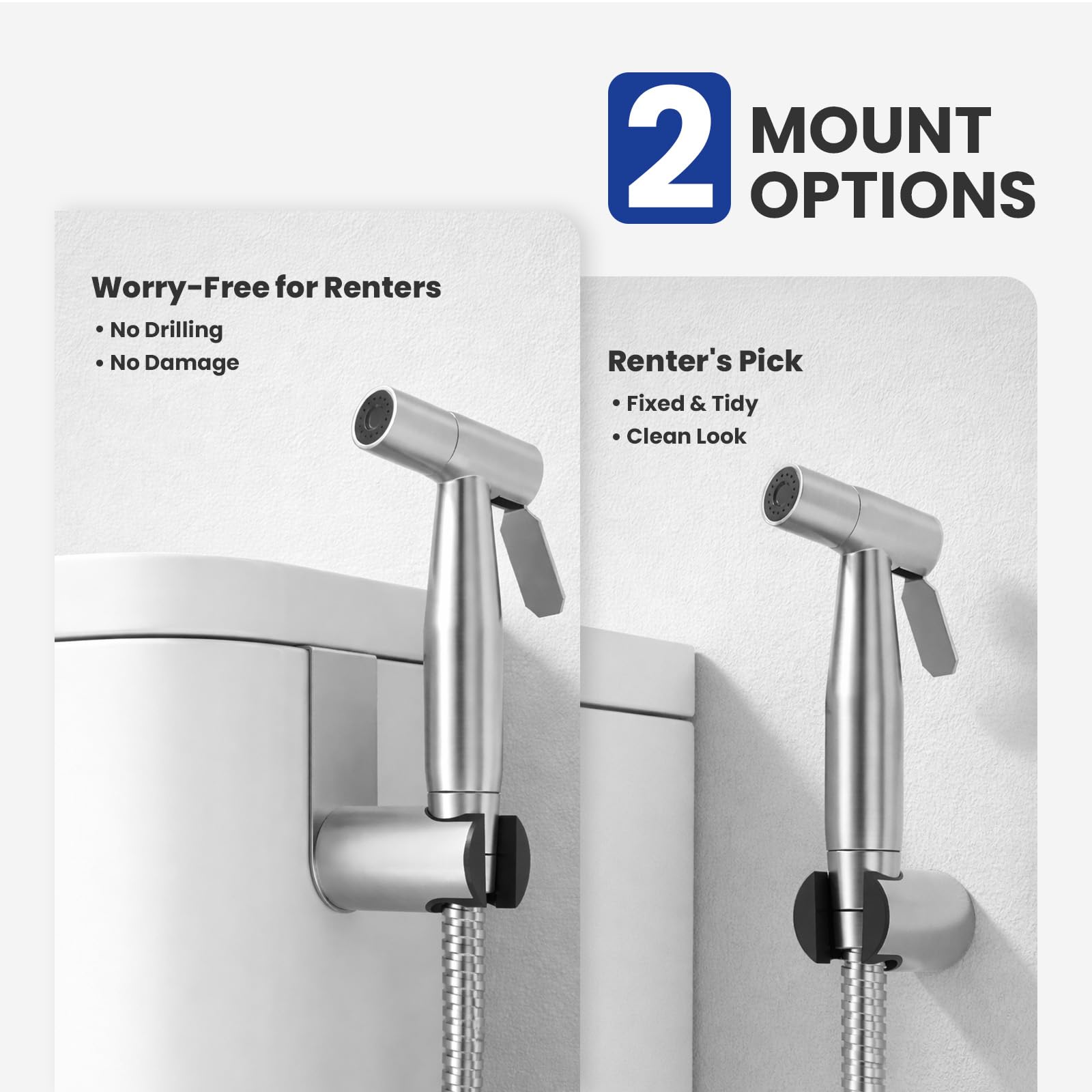 Goodinary® Stainless Bidet Sprayer Set