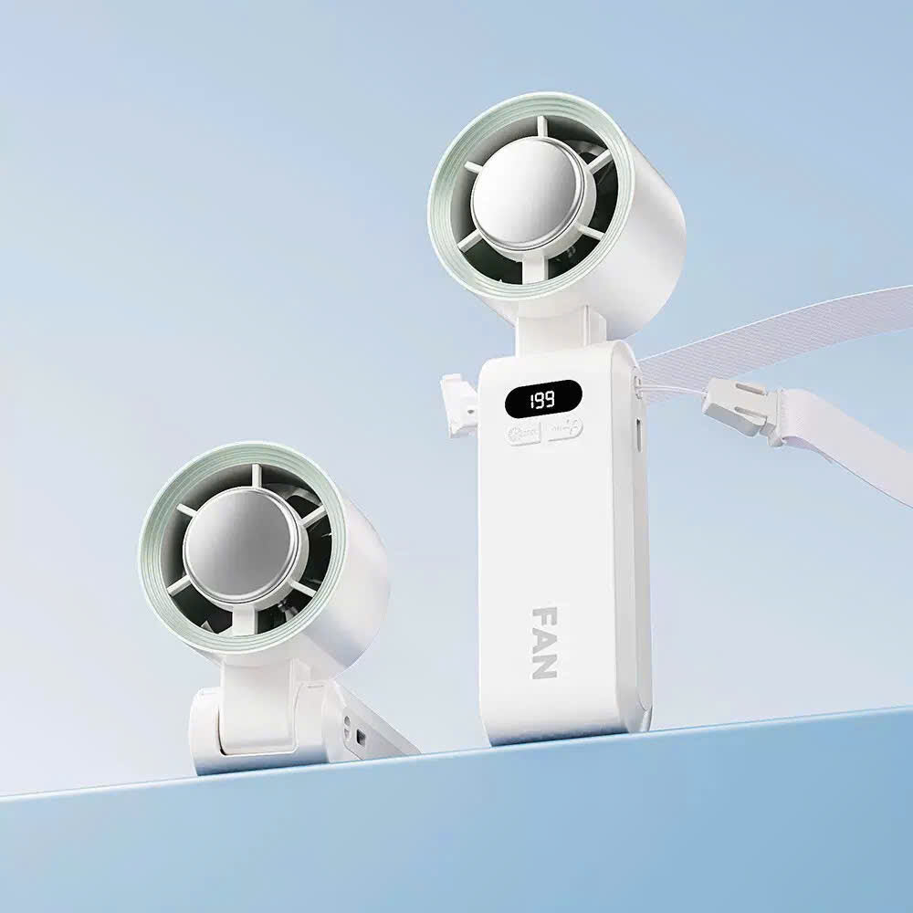 Goodinary® Handheld Portable Turbo Fan With Ice Cooler
