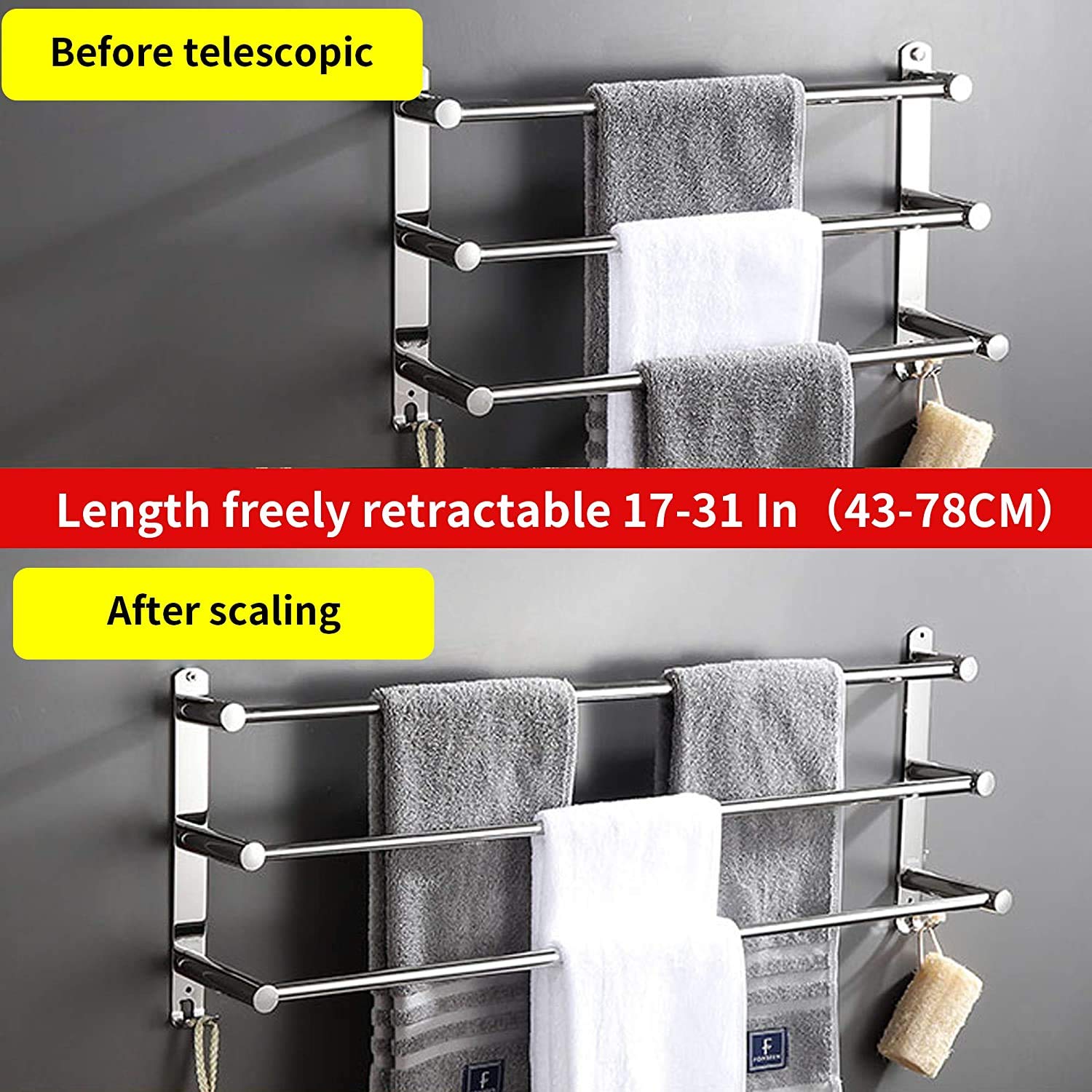 Goodinary® Extendable Towel Bar