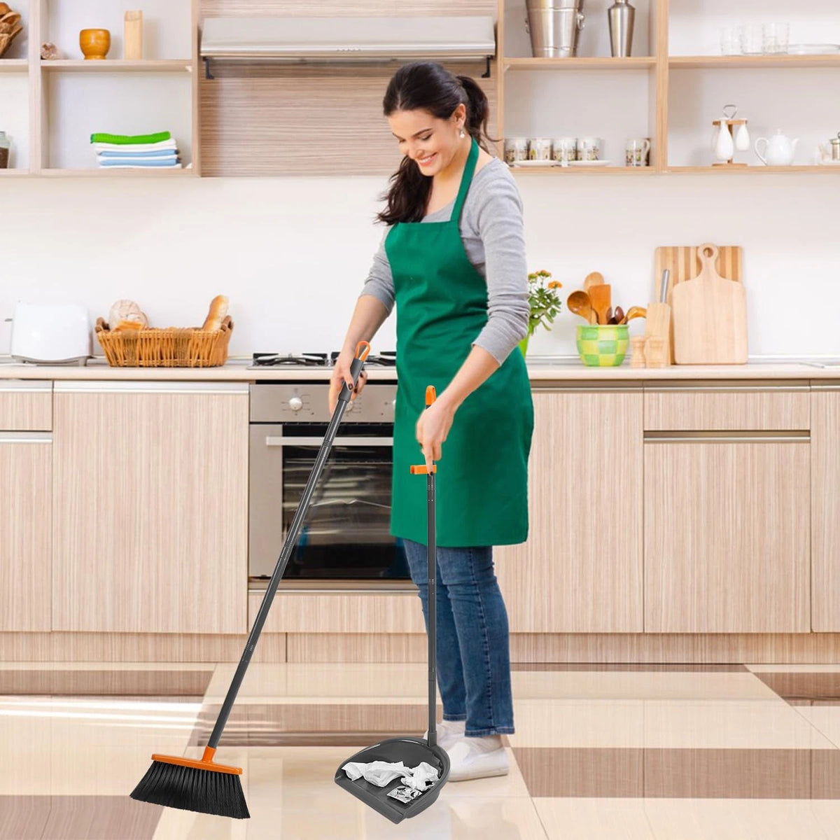 Goodinary® Upright Broom Set