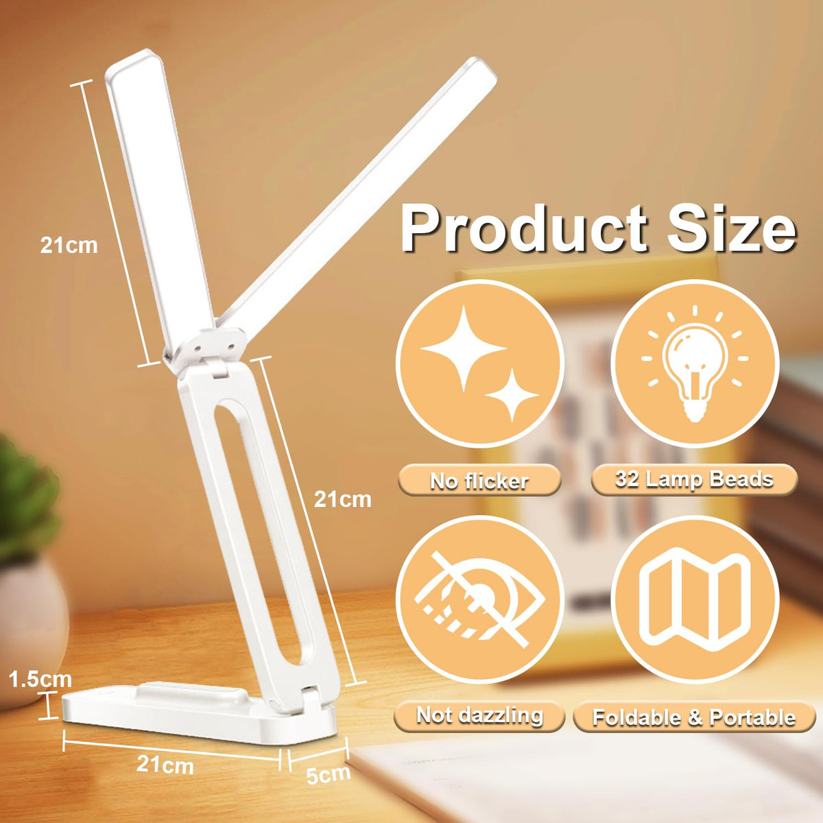Office Object™ Foldable Touch LED Desk Lamp