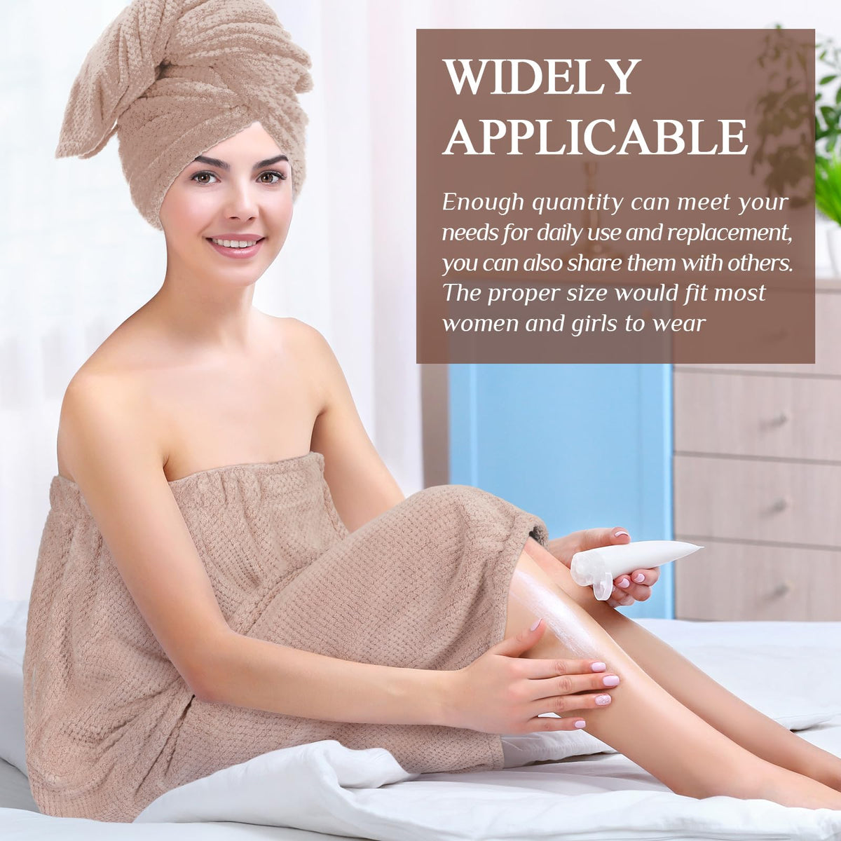 Goodinary® Bath Towel Wrap Set (2 Pcs)
