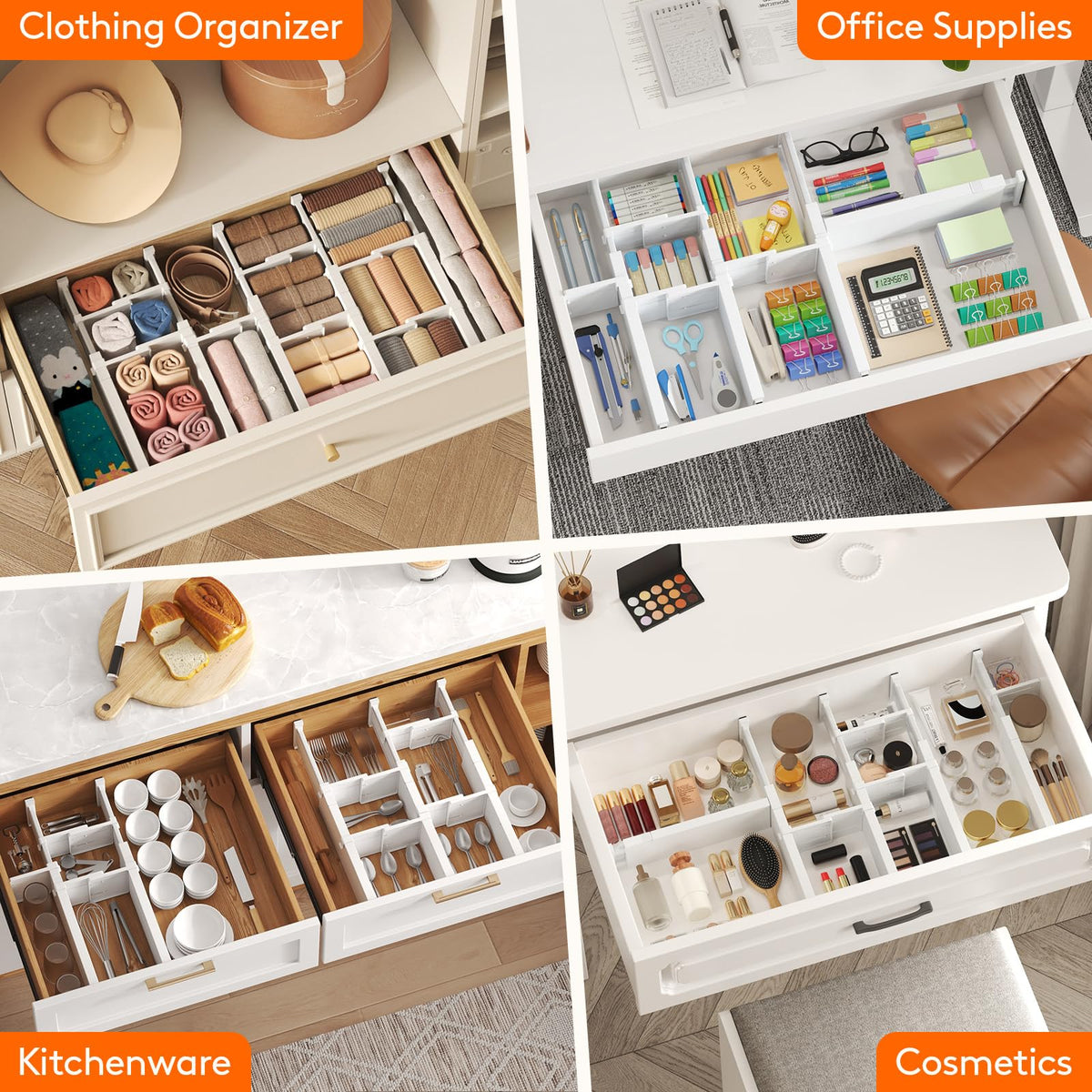 Office Object™ Adjustable Drawer Dividers