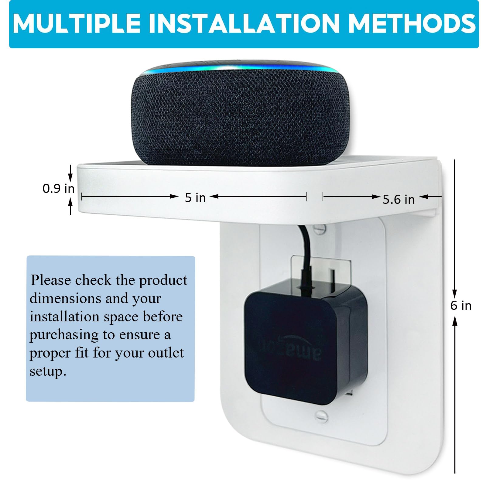 Goodinary® Outlet Wall Shelf