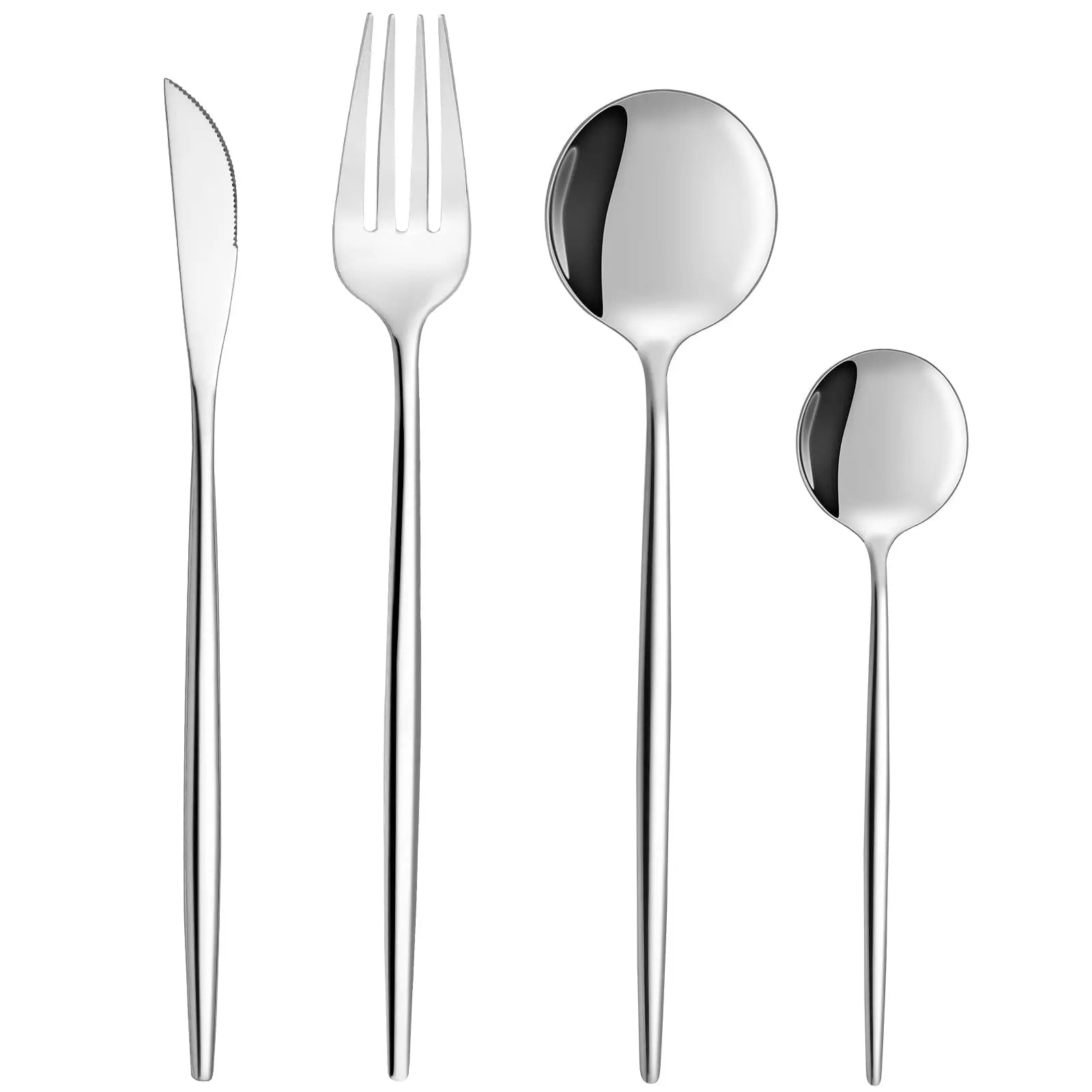 Goodinary® Gold Stainless Steel Cutlery Set (4 Pcs) Goodinary