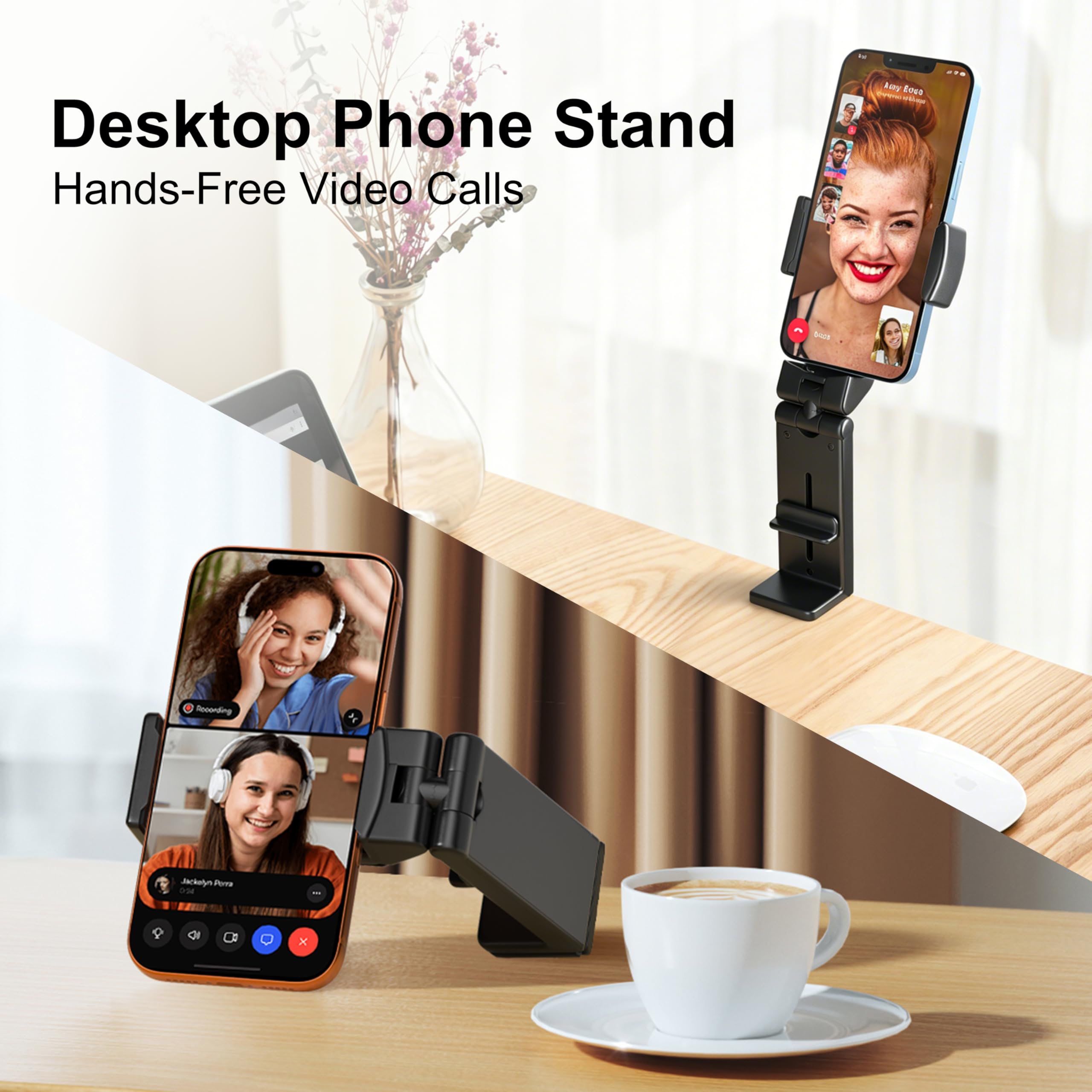 Goodinary® Airplane Phone Holder Dual 360 Rotation