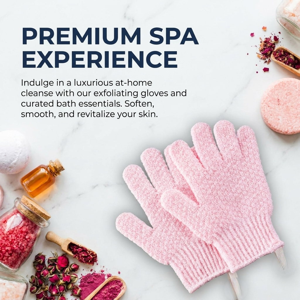 Goodinary® Exfoliating Bath Gloves (2 Pcs)