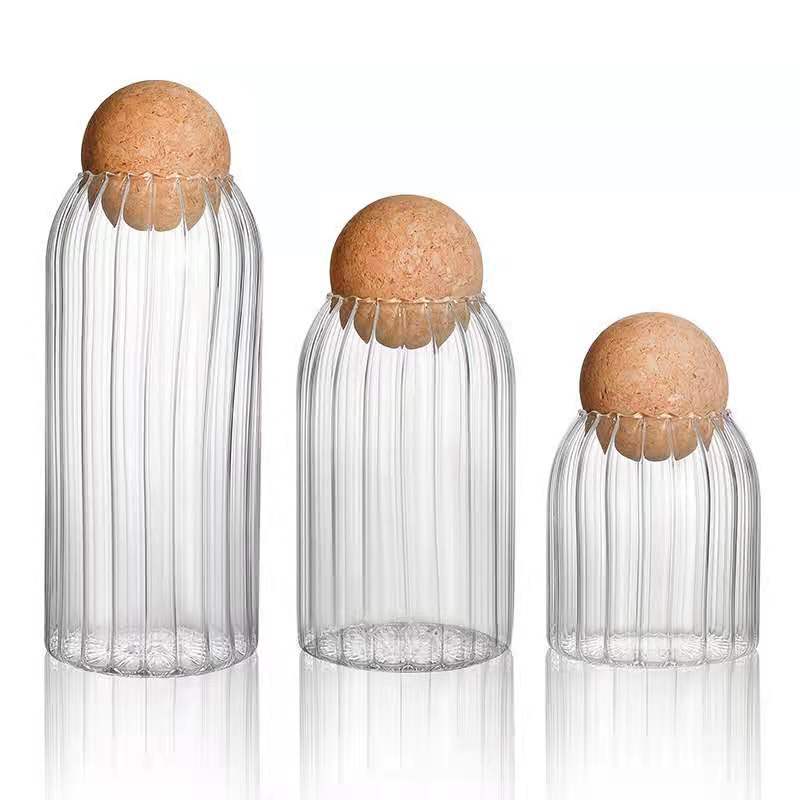 Goodinary® Round Cork Glass Jar