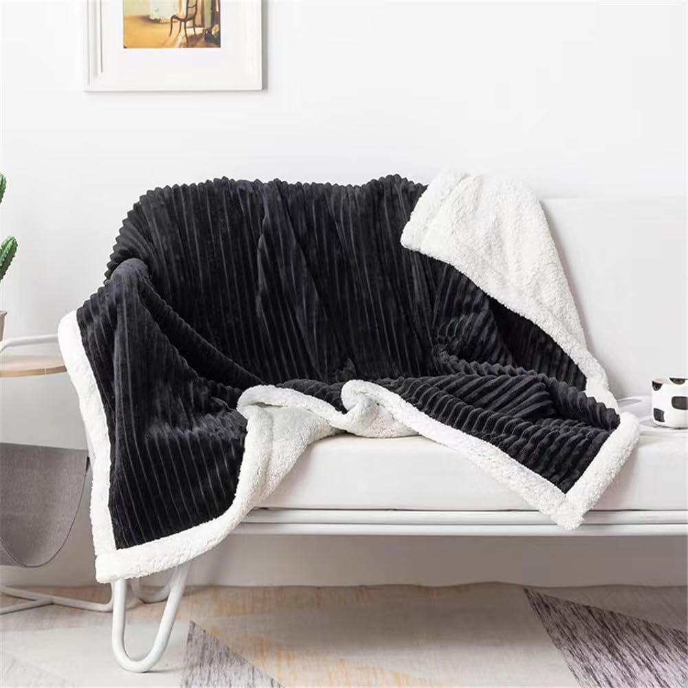 Goodinary® Ribbed Flannel Blanket