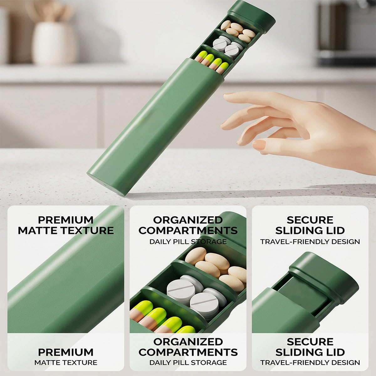 Goodinary® Weekly Pill Organizer