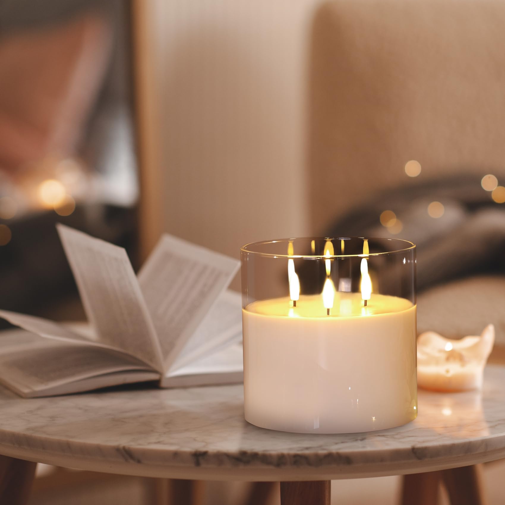 Goodinary® Remote Flameless Pillar Candle