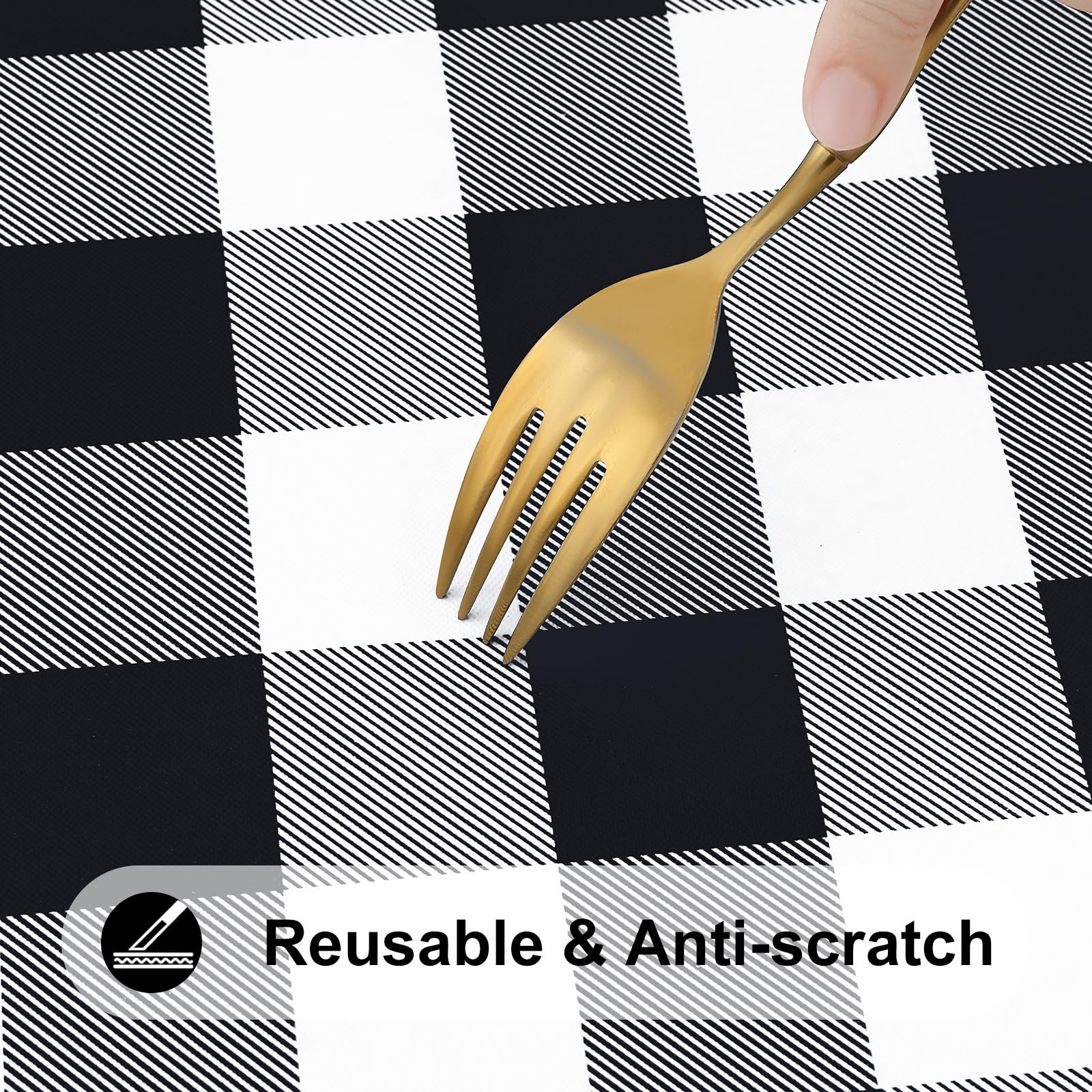 Goodinary® Round Vinyl Tablecloth