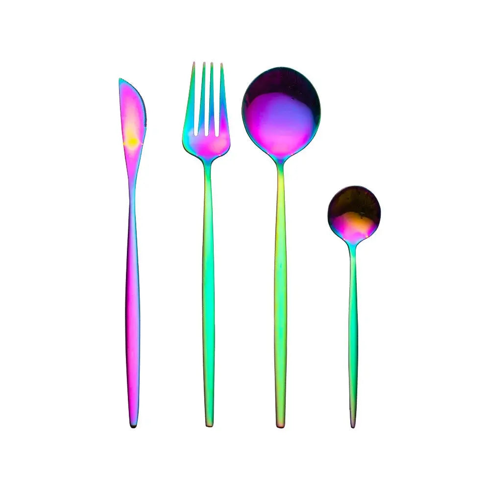 Goodinary® Gold Stainless Steel Cutlery Set (4 Pcs) Goodinary
