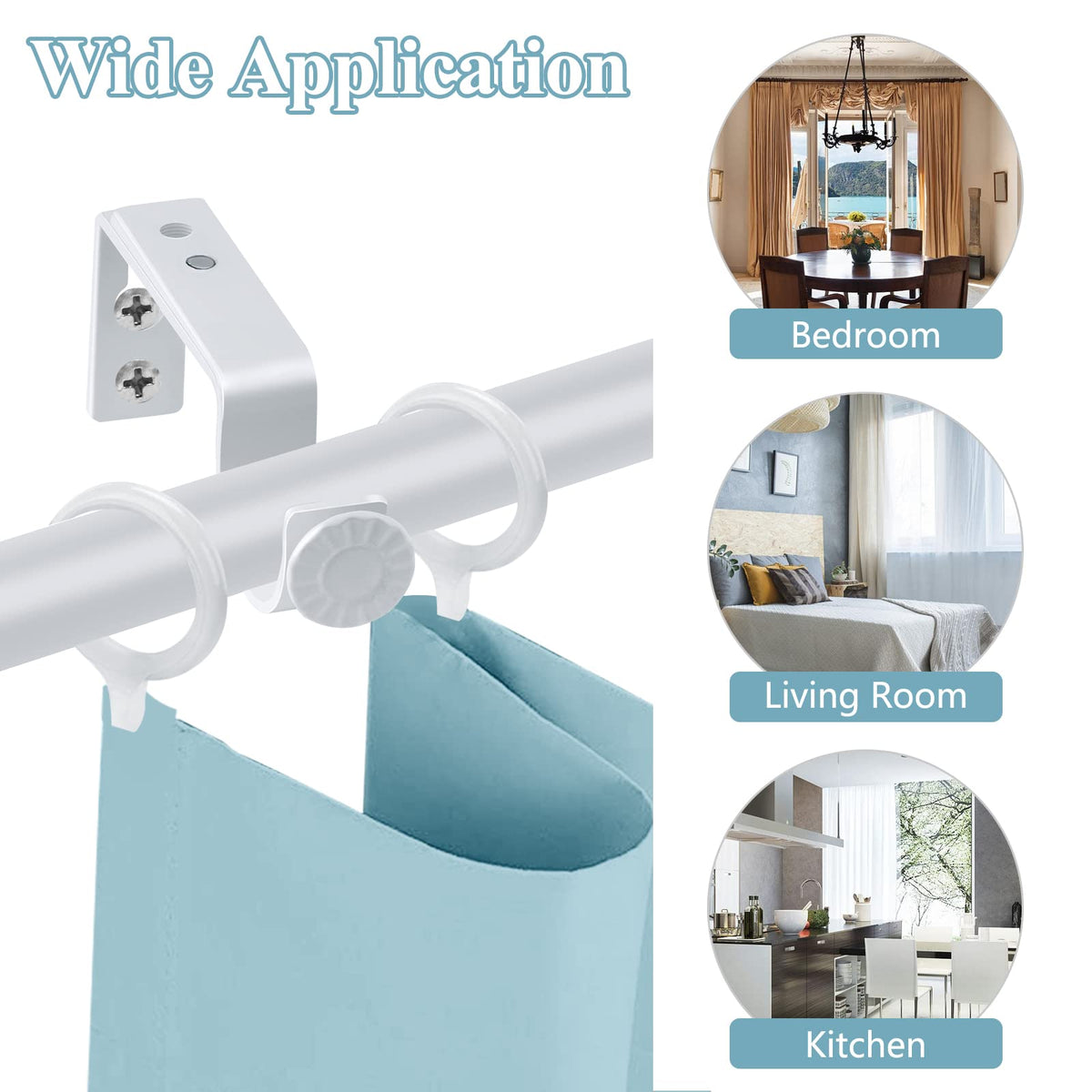 Goodinary® Elegant Curtain Bracket