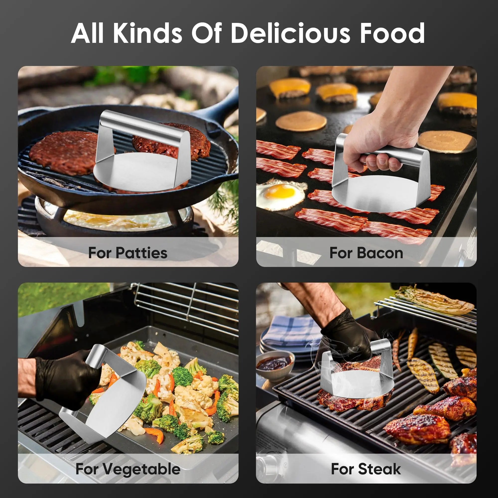 Goodinary® Stainless Steel Burger Press Goodinary