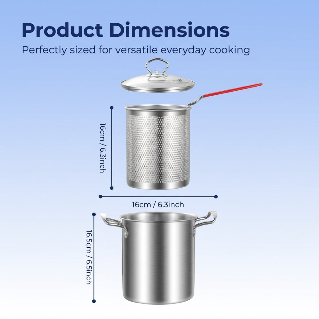 Goodinary® Stainless Fryer Pot