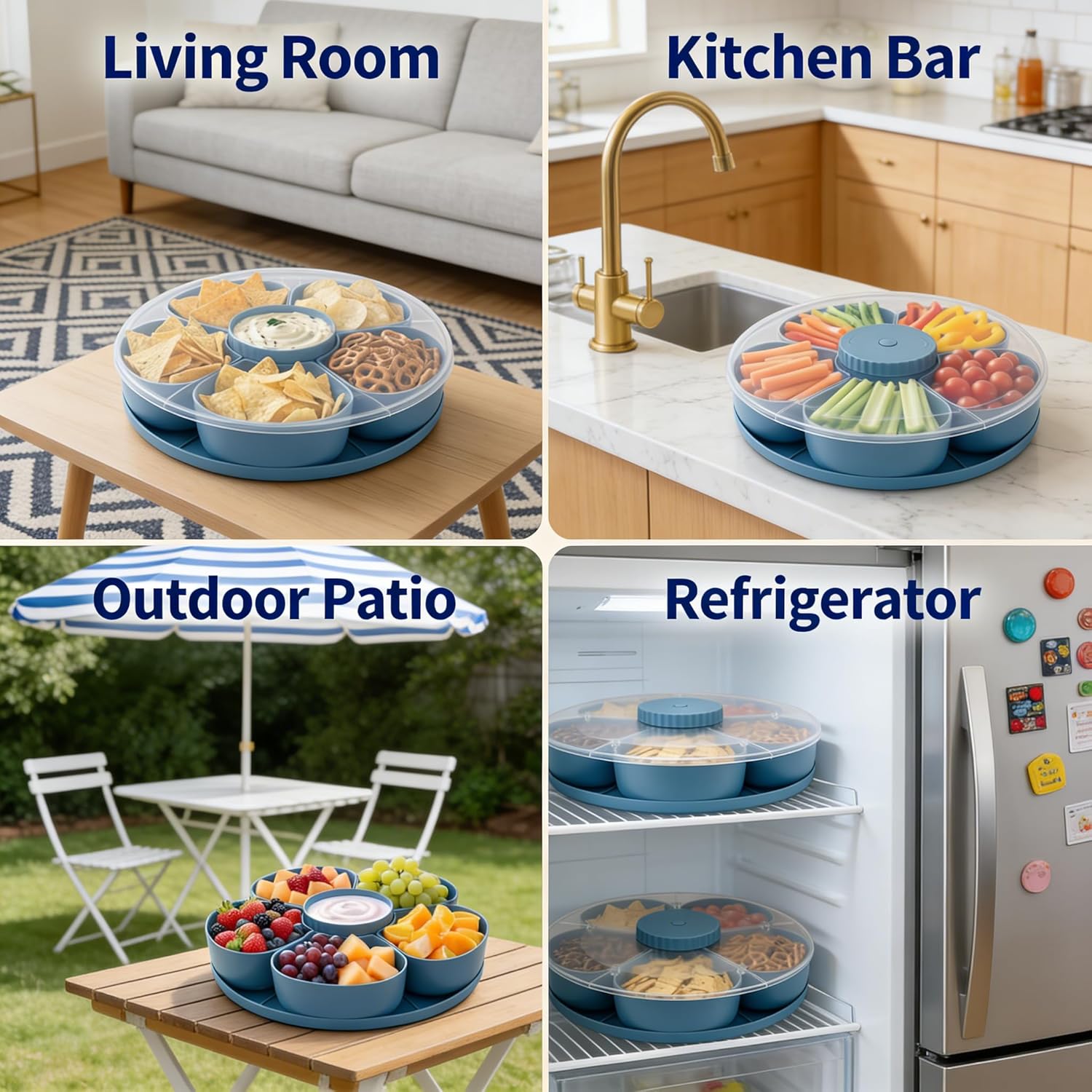 Goodinary® Rotating Snack Tray