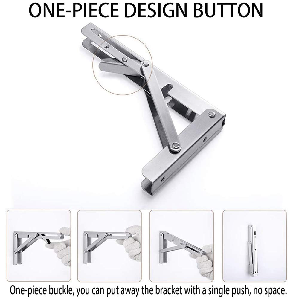 Goodinary® Folding Shelf Brackets (2 Pcs)