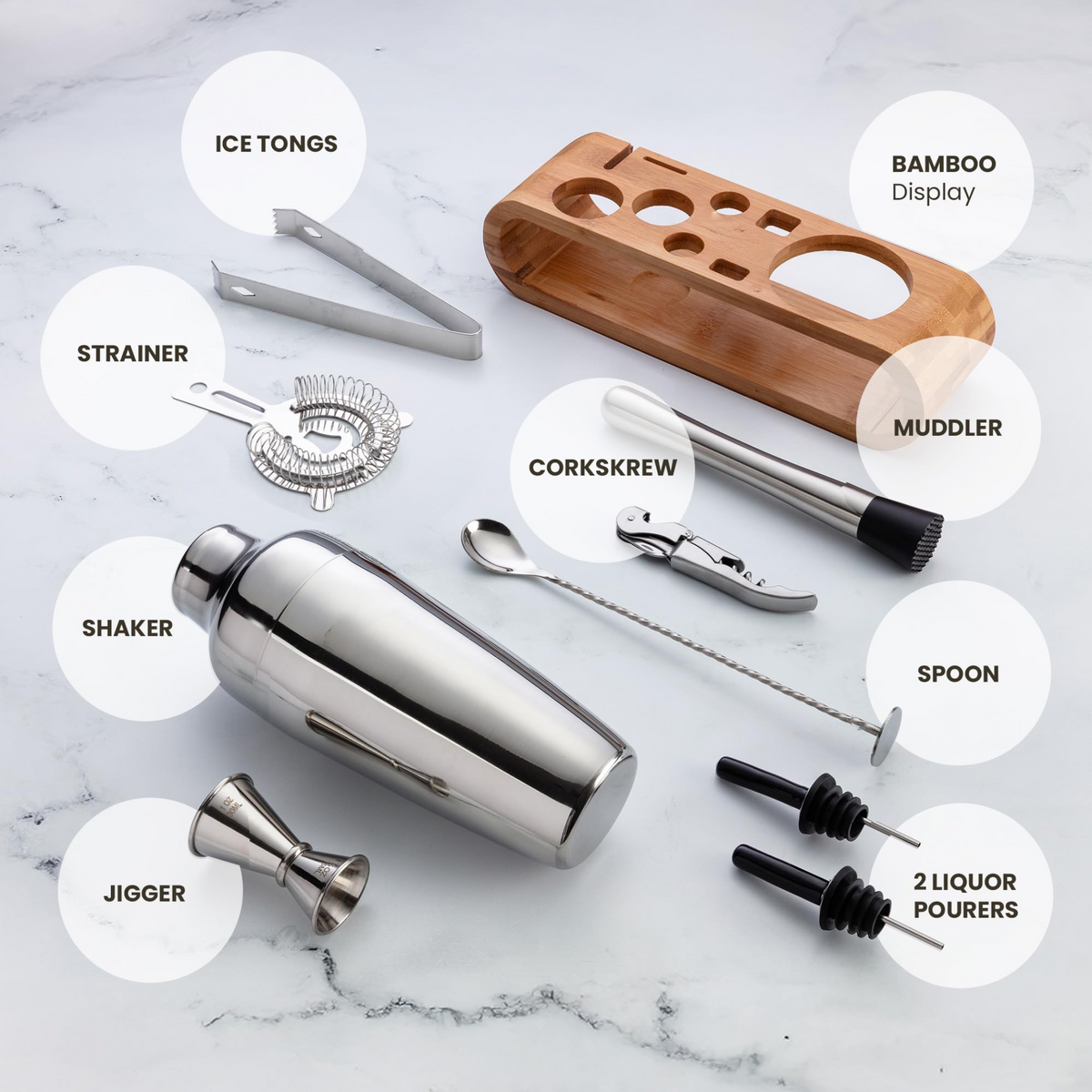 Goodinary® 10-Piece Bartender Kit