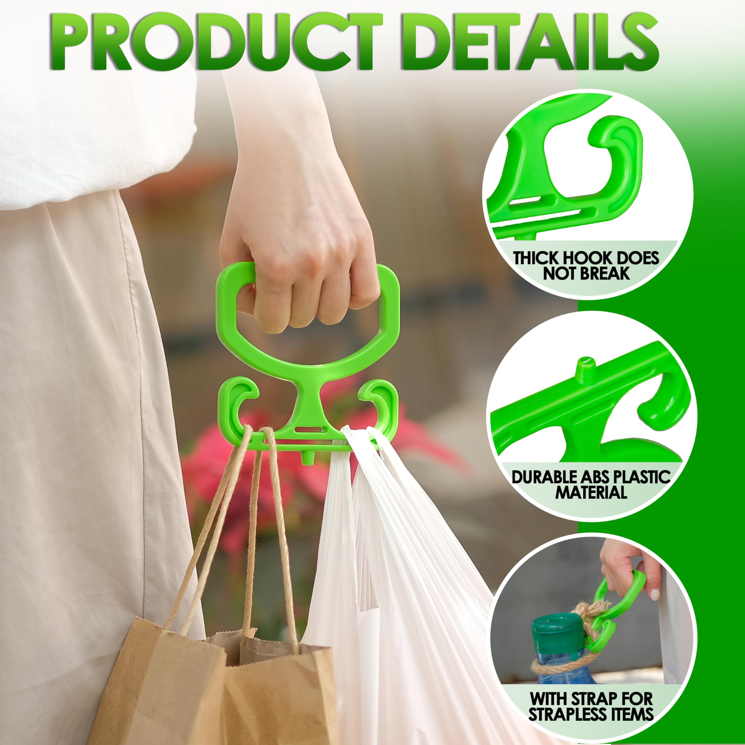 Goodinary® Heavy Duty Grocery Bag Carrier Handle