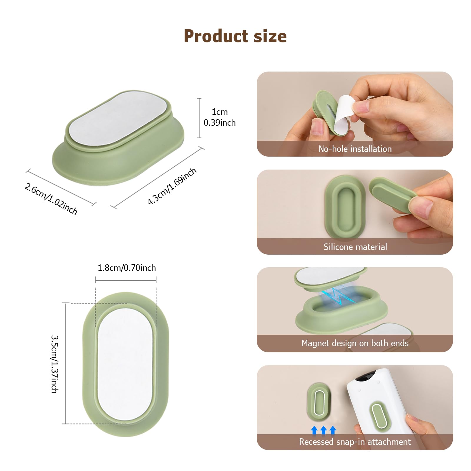 Goodinary® Remote Organizer Set (3pcs)