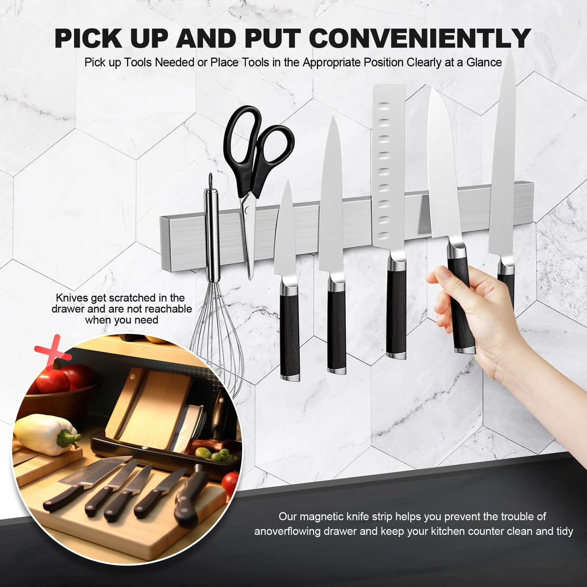Goodinary® Magnetic Knife Holder