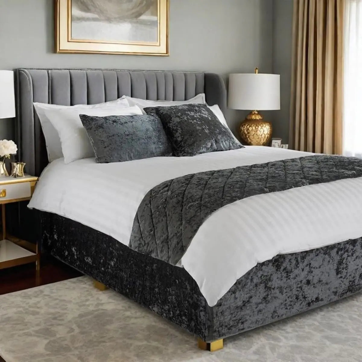 Goodinary® Velvet Wrap Bed Skirt - Goodinary