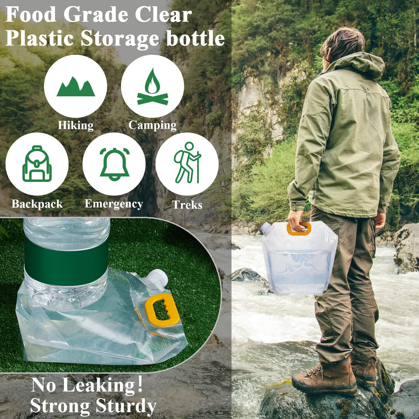 Goodinary® Collapsible Water Storage Bag Pack