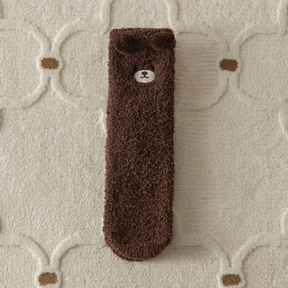 Goodinary® Teddy Bear Fuzzy Socks (2pcs)