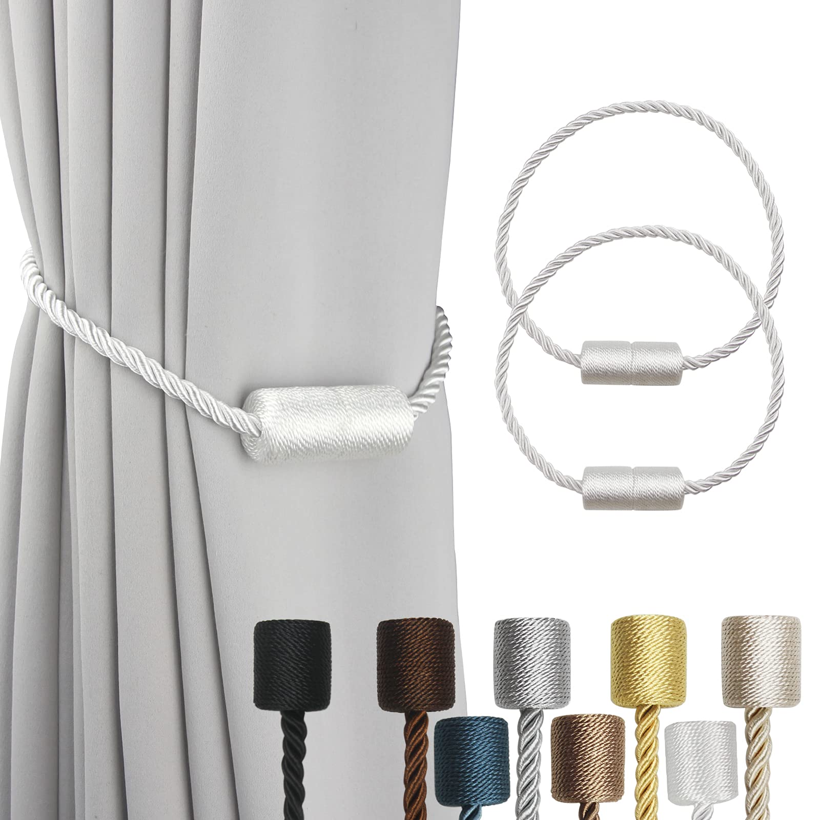 Goodinary® Magnetic Curtain Tiebacks (2Pcs)