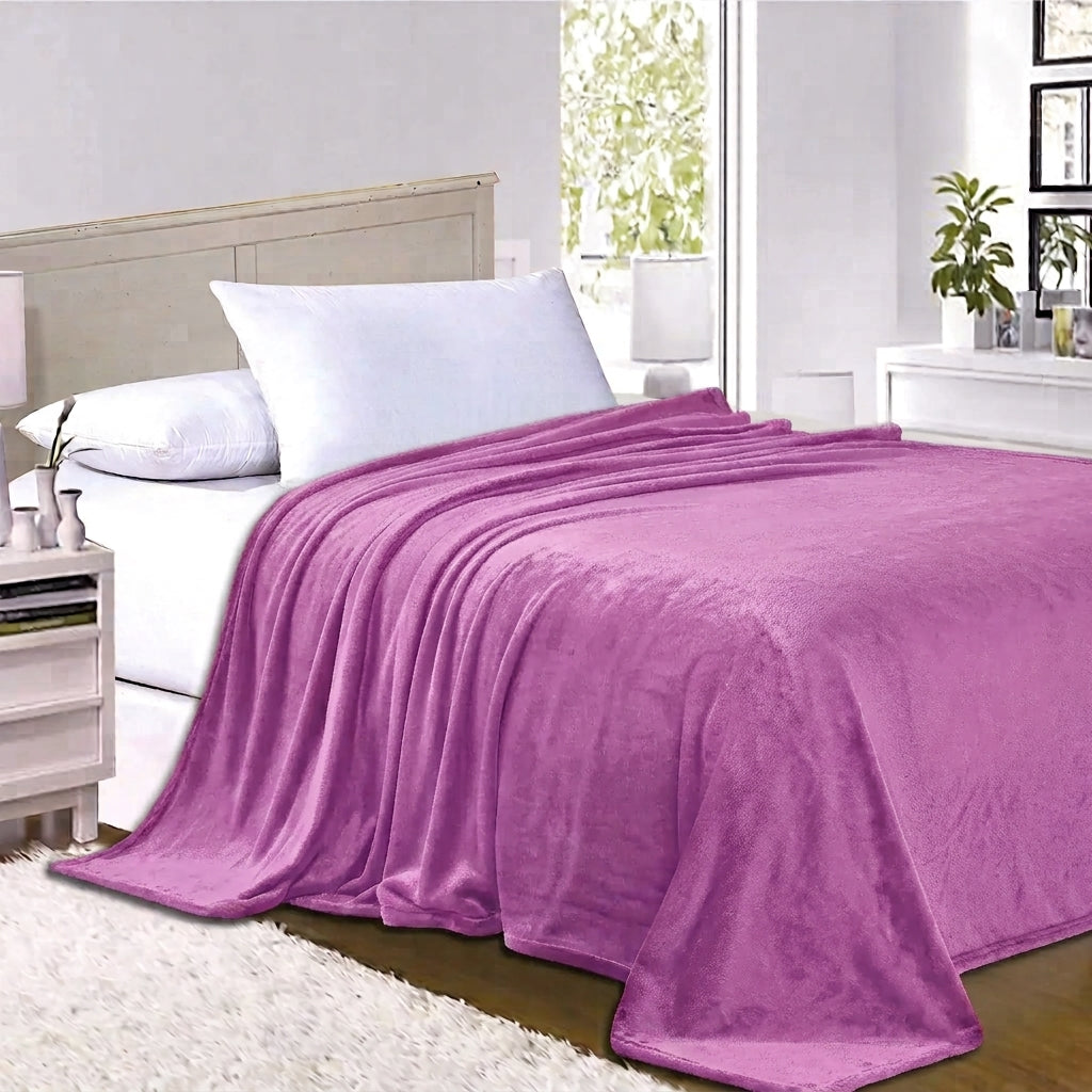 Goodinary® Coral Fleece Soft Flannel Blanket