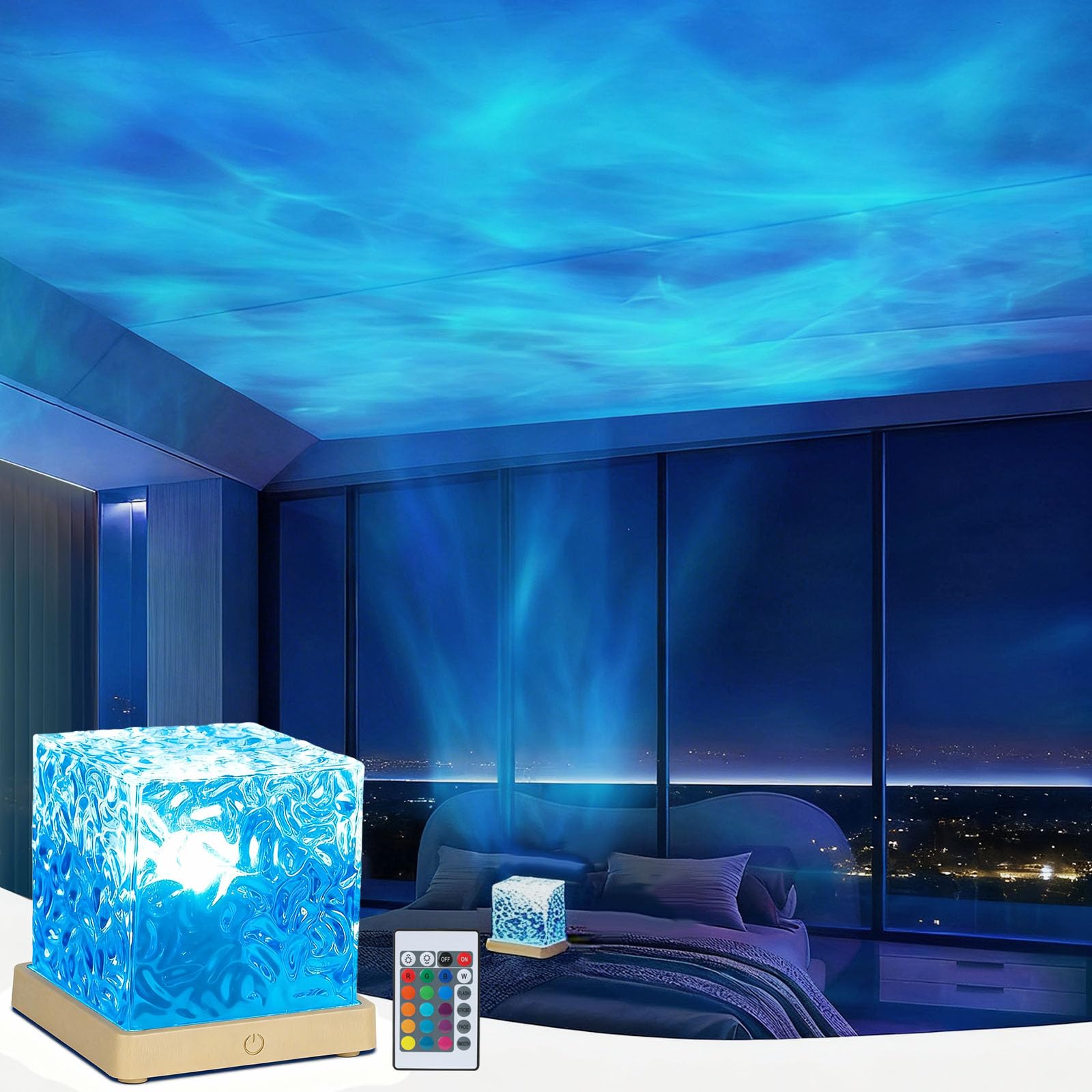 Goodinary® Ocean Wave LED Cube Lamp