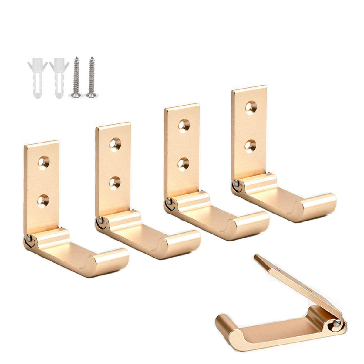 Goodinary® Folding Wall Hooks Set (5 Pcs)