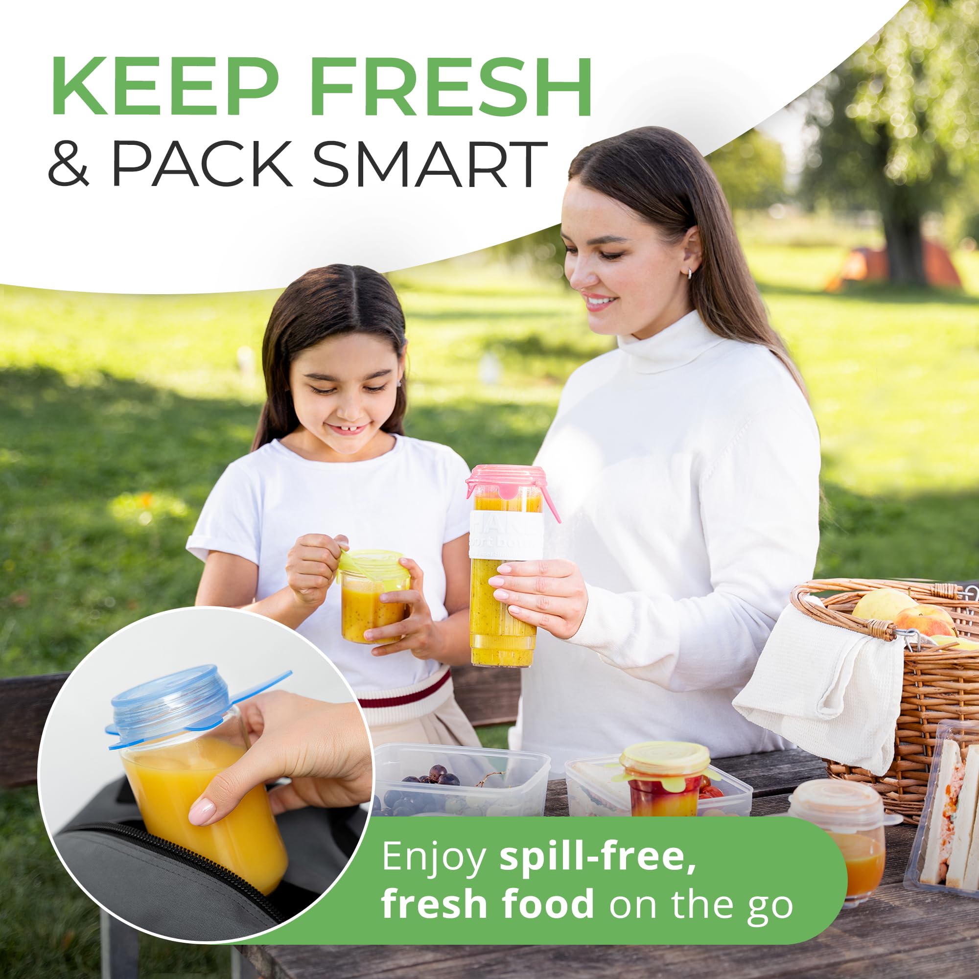 Goodinary® Reusable Jar Covers (12 Pcs)